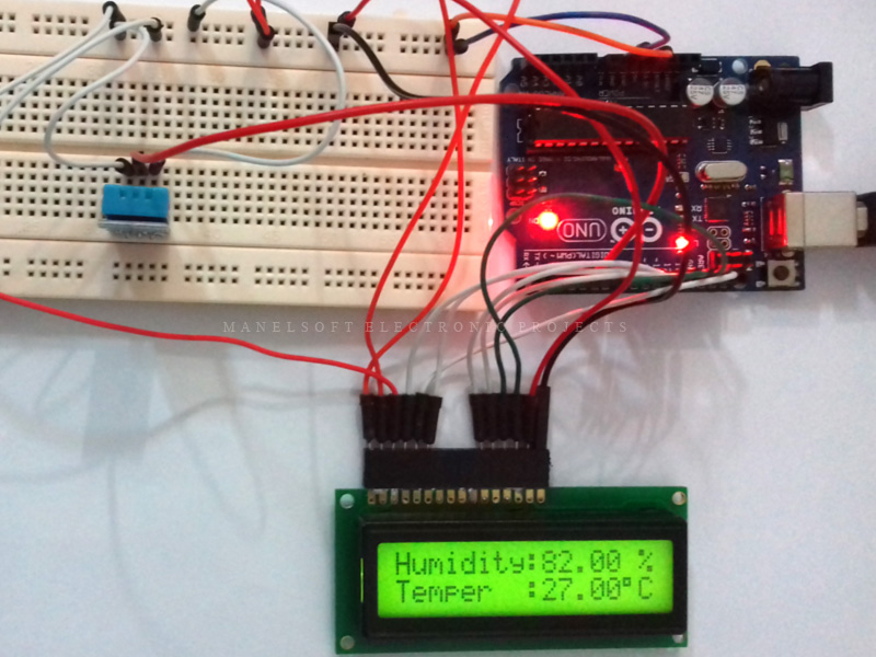 Arduino DHT11 Temperature and Humidity Monitor