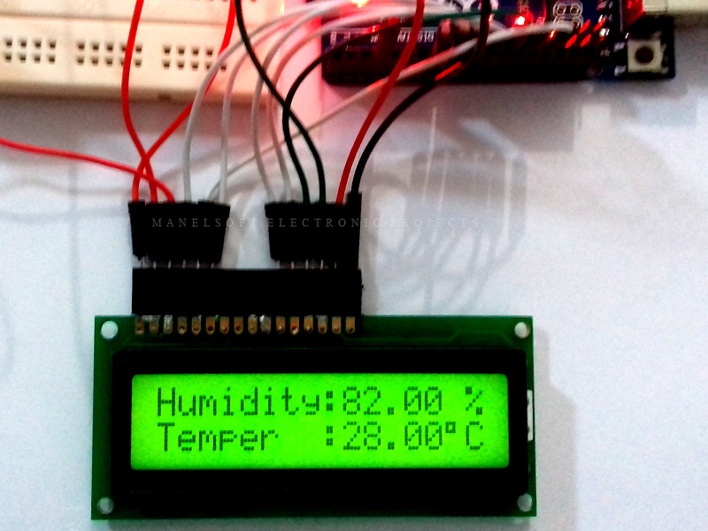 Arduino DHT11 Temperature and Humidity Monitor
