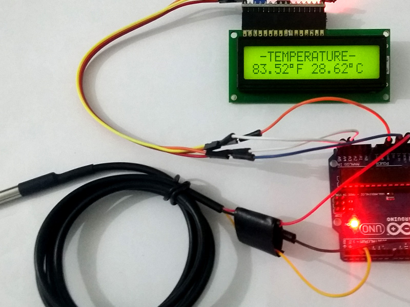 Arduino DS18B20 Thermometer