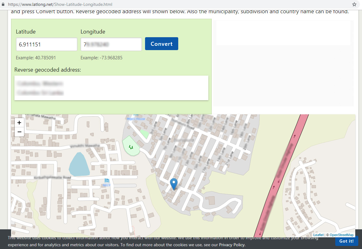 Arduino Neo6M GPS Map