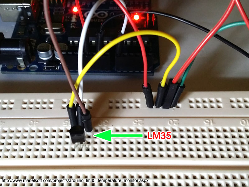 Arduino LM35 Temperature Monitor