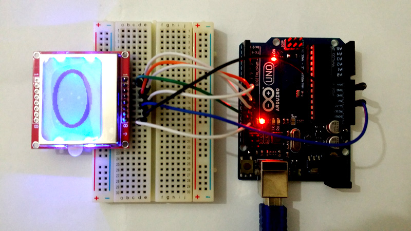 Arduino Nokia 5110 Custom Logo