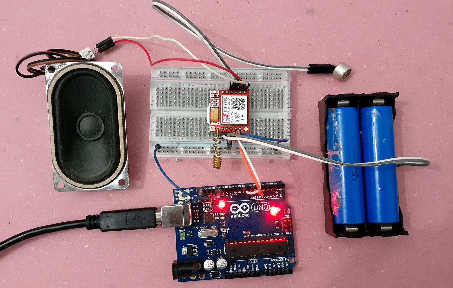 SIM800L Arduino Voice Call Setup