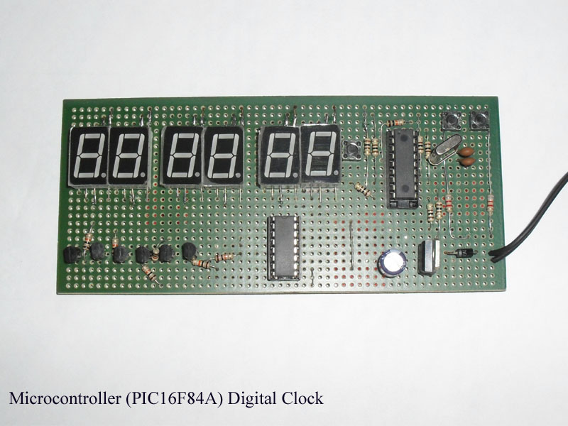 PIC16F84A Digital Clock