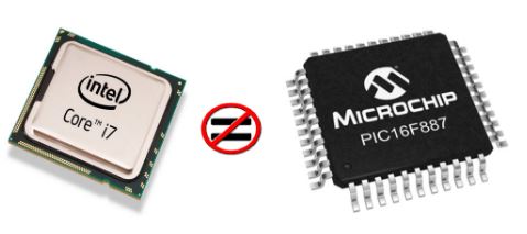 Microcontroller vs Microprocessor