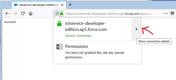 Get SHA1 Fingerprint Show Connection Details